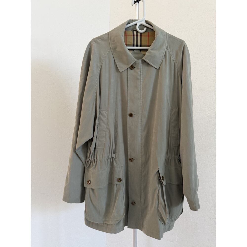 Burberry ‘s Vintage Prosum Lined Nova Check Harrington Men’s Jacket XL